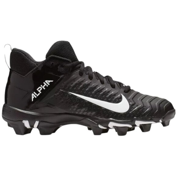 Nike Alpha Menace Shark 2 BV0146-001 Black Football Cleats Men\'s 9‎ Wide NWOT main image 7